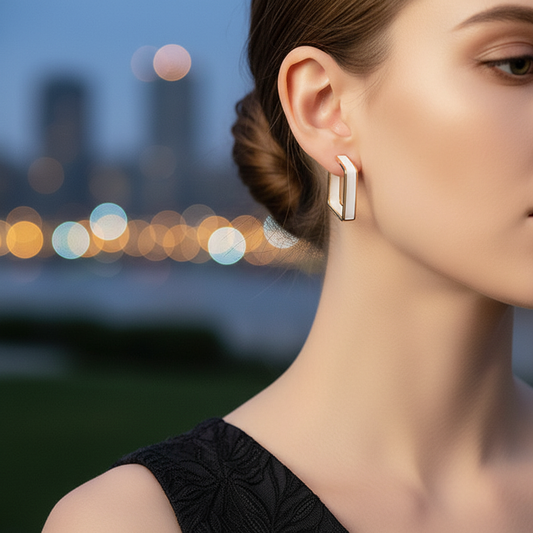 Stylische Ohrringe - ShineRound 