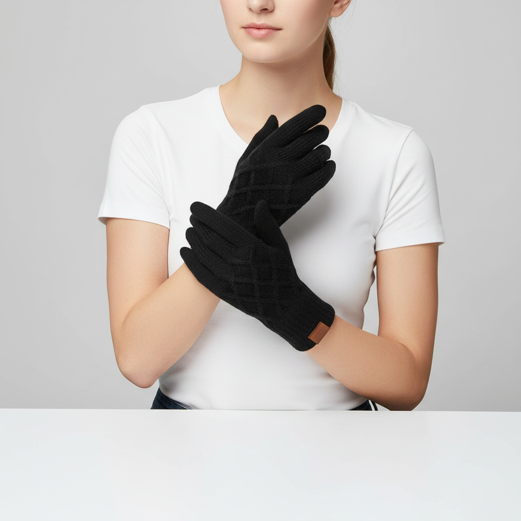 Thermisch Gestrickte Innenfutterhandschuhe - FleeceKnit