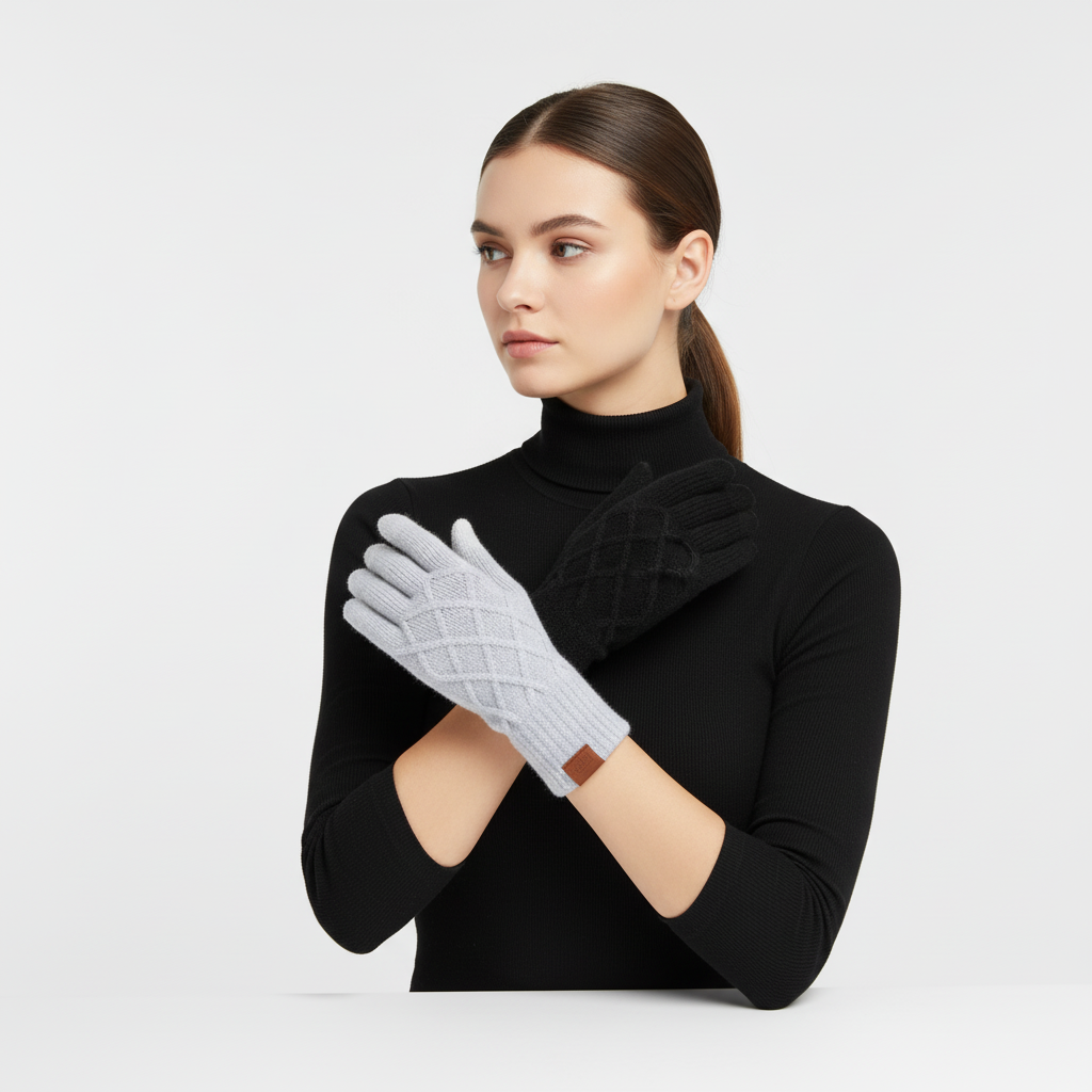 Thermisch Gestrickte Innenfutterhandschuhe - FleeceKnit