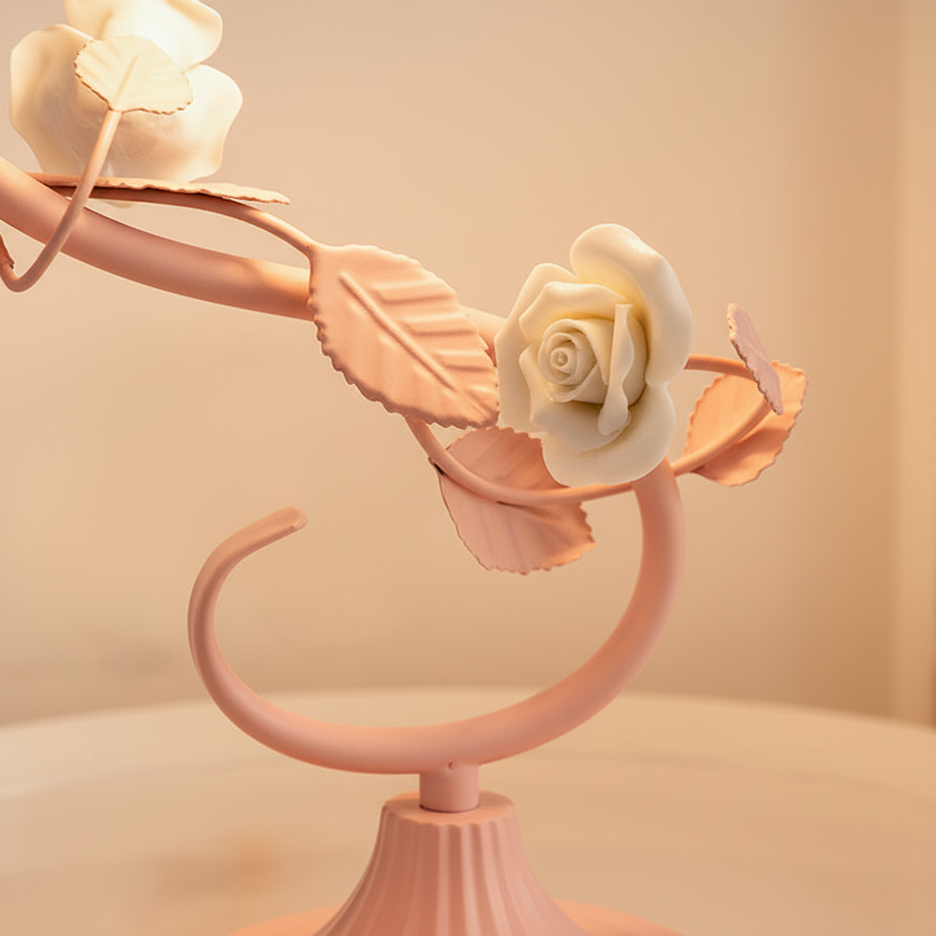 Tischlampe Mit Rosenmotiven - Roseglow