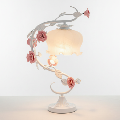 Tischlampe Mit Rosenmotiven - Roseglow