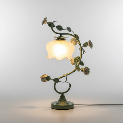 Tischlampe Mit Rosenmotiven - Roseglow