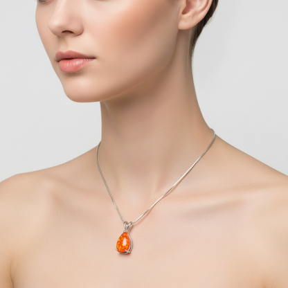 Tropfenförmiger Anhänger - OpalDrop 