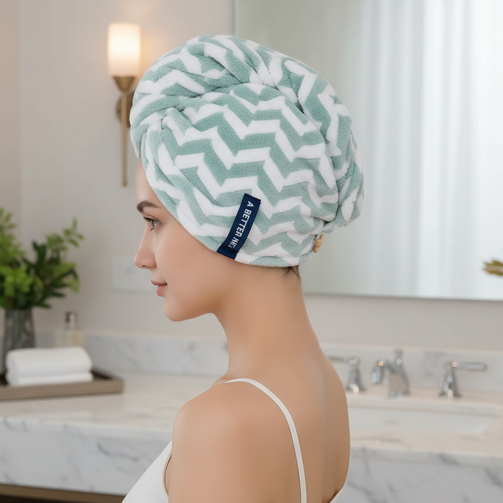 Übergröße Turban Handtuch - StripeTowel