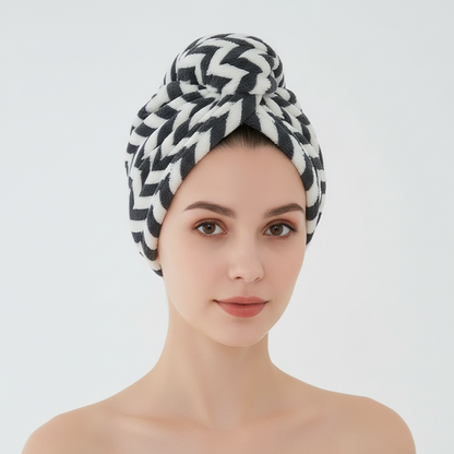 Übergröße Turban Handtuch - StripeTowel