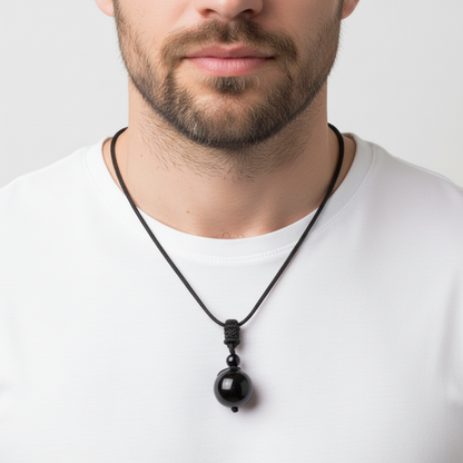 Unisex-Halskette Aus Leder - ArrowCharm 