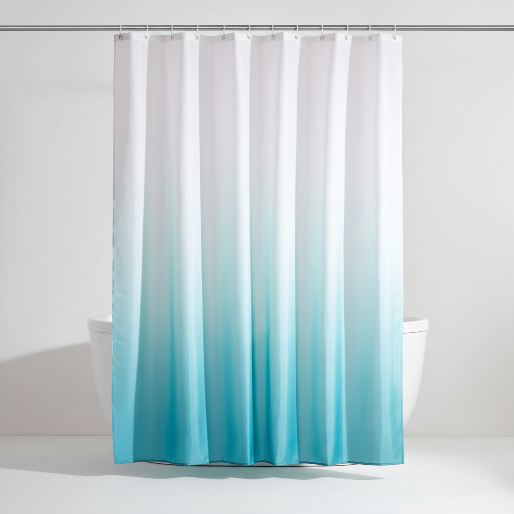 Verdickter Polyester Duschvorhang - AquaVeil