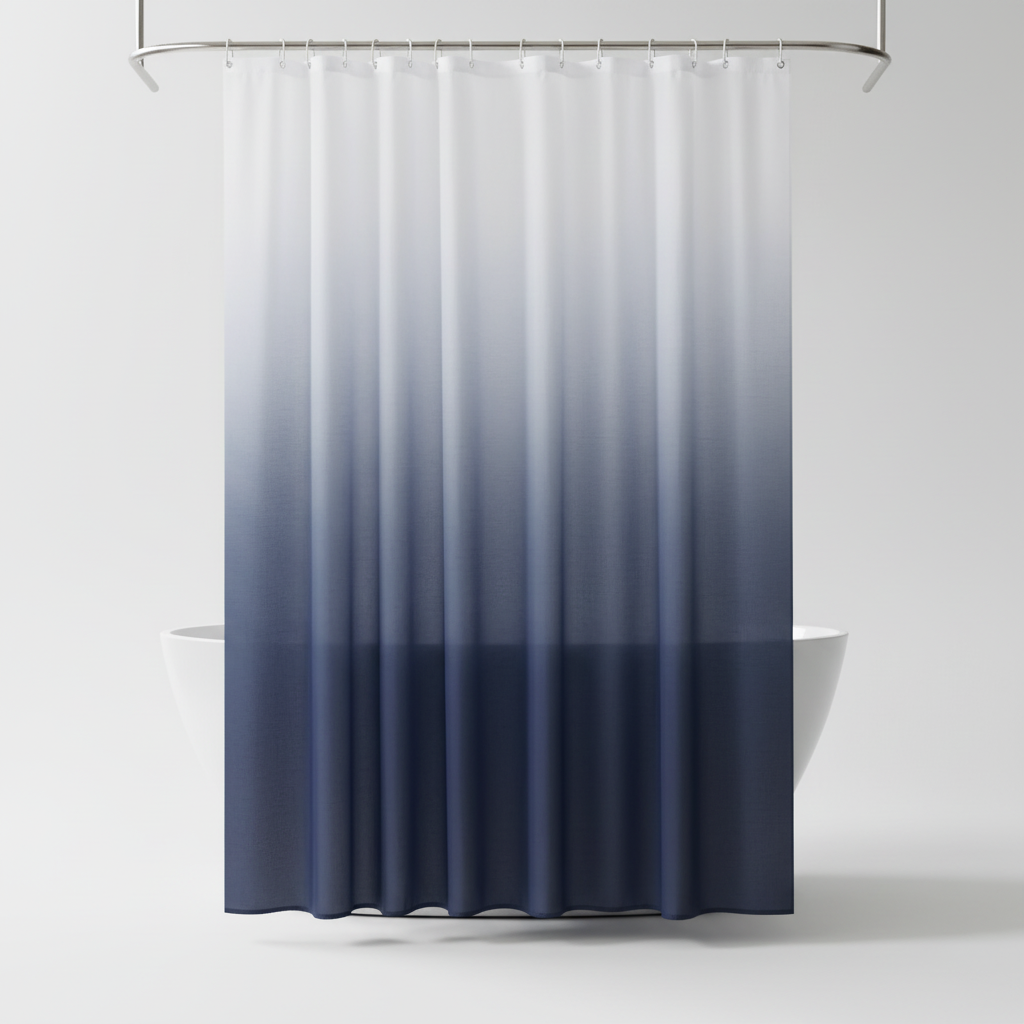 Verdickter Polyester Duschvorhang - AquaVeil