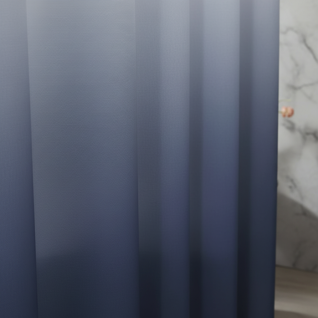 Verdickter Polyester Duschvorhang - AquaVeil