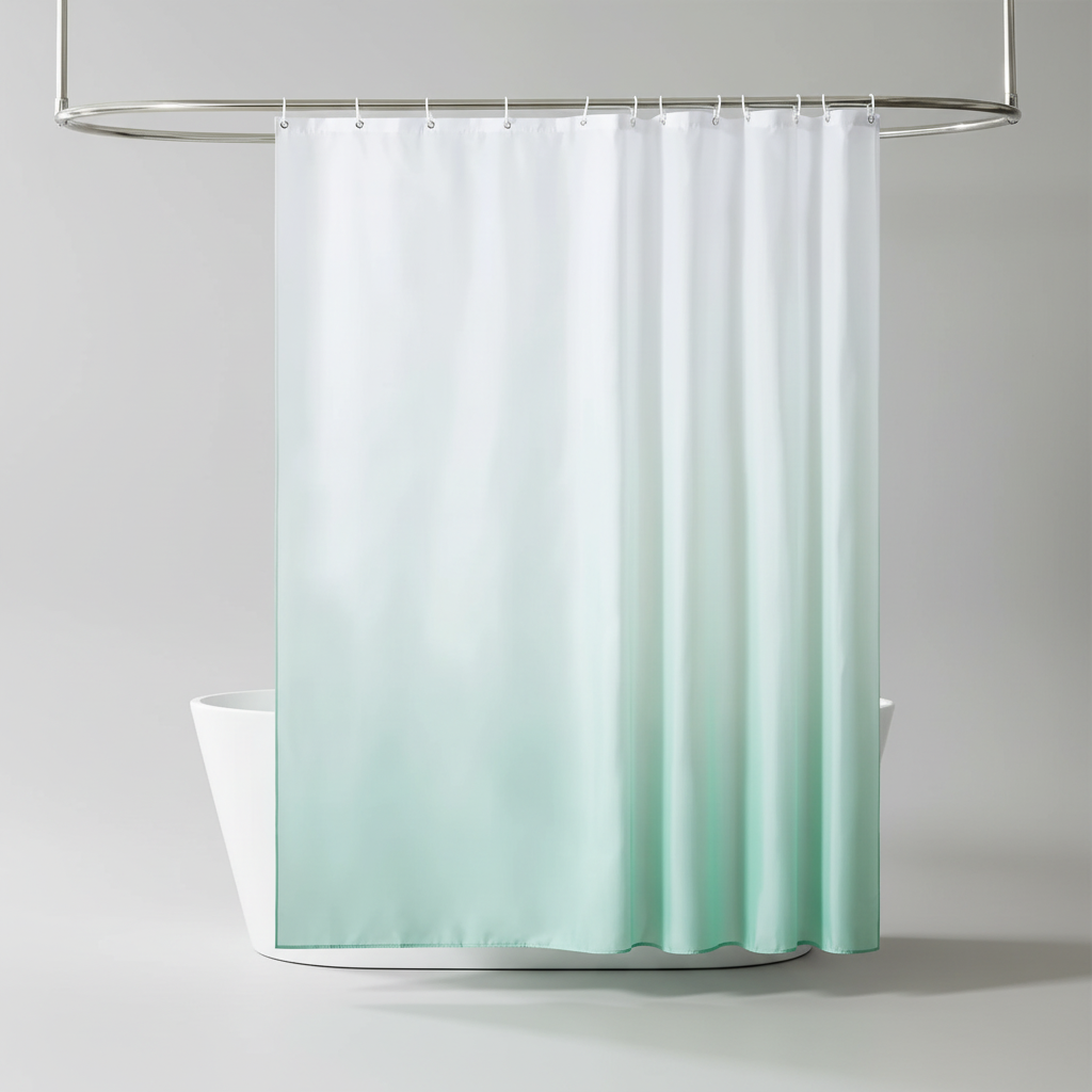 Verdickter Polyester Duschvorhang - AquaVeil