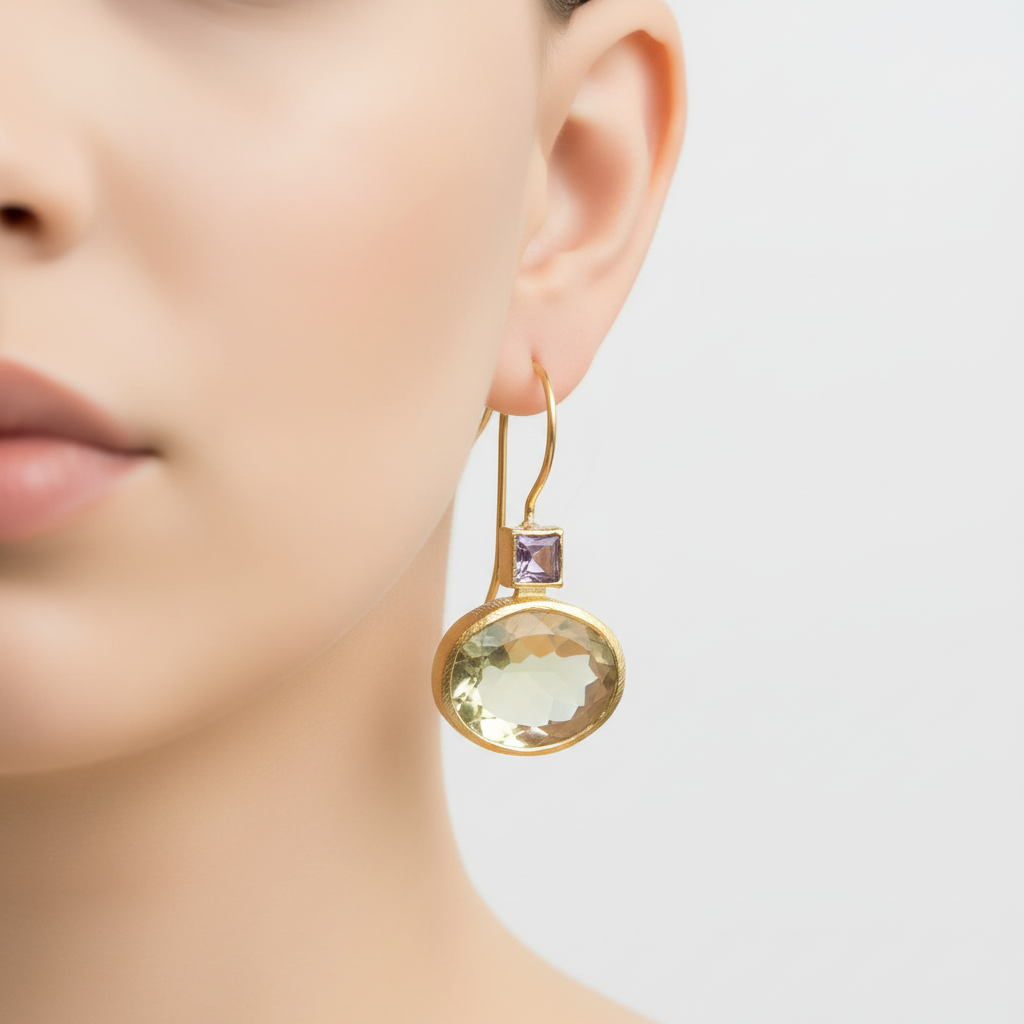 Vergoldetes Silbermaterial - CrystalGlow 