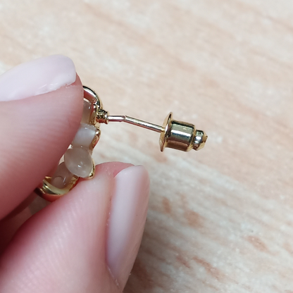 Versilberte Ohrringe - FloralMagic 