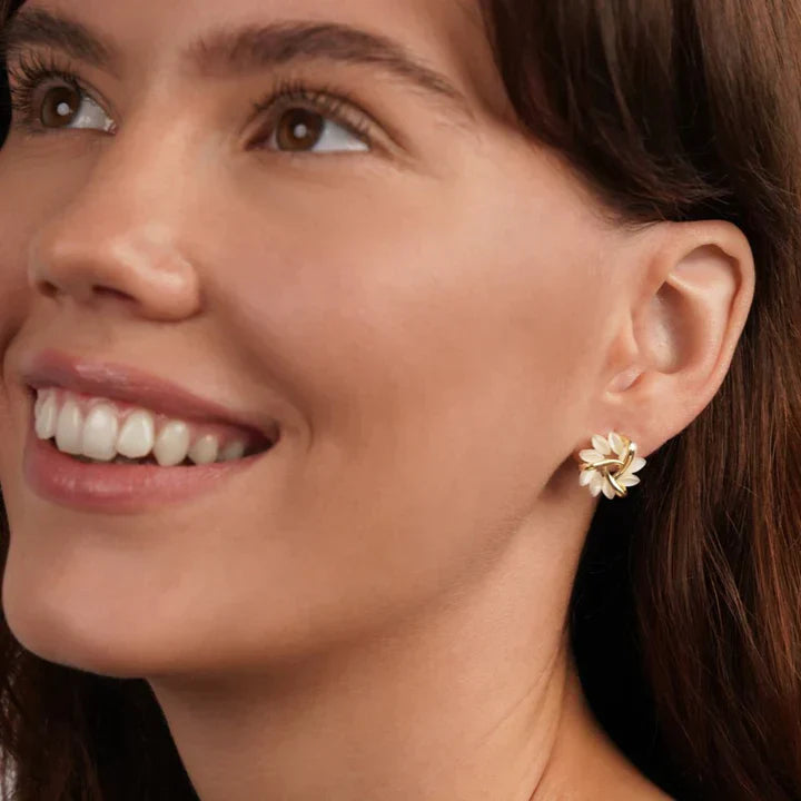 Versilberte Ohrringe - FloralMagic 