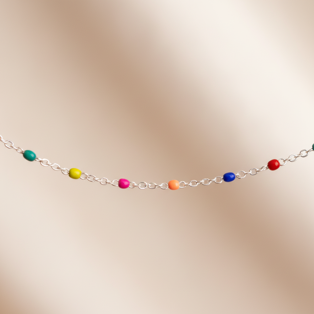 Verspielte Perlenkette - RainbowChain 