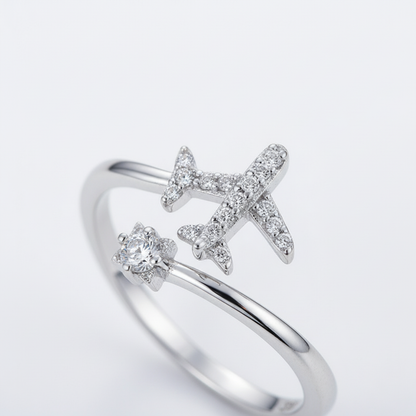 Verstellbarer Silberring - HorizonRing 