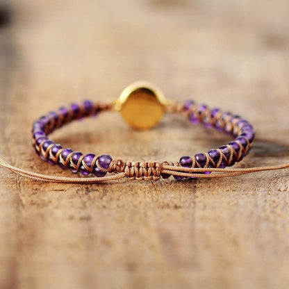 Verstellbares Armband - AmethystBracelet 