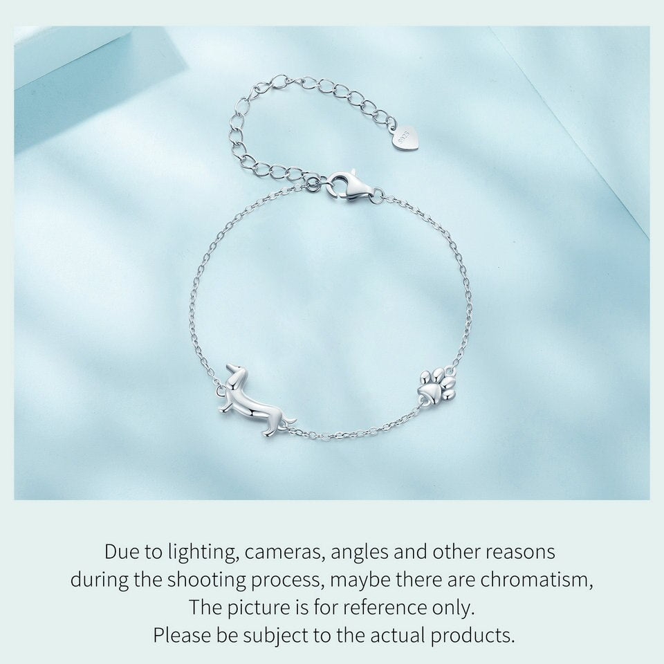 Verstellbares Armband - DachshundCharm 