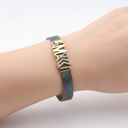 Verstellbares Edelstahl-Armband - StyleShine 