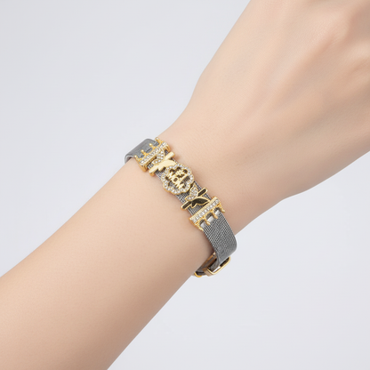 Verstellbares Edelstahl-Armband - StyleShine 