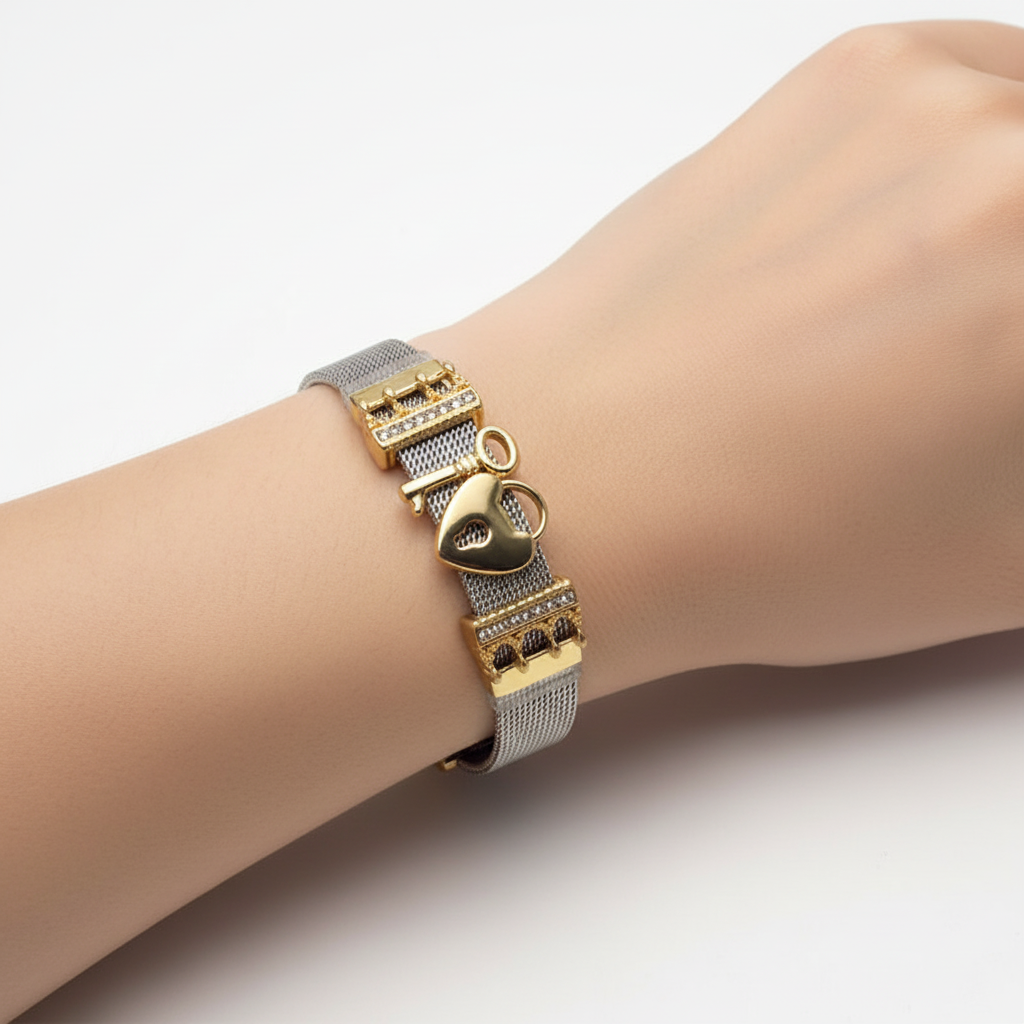 Verstellbares Edelstahl-Armband - StyleShine 