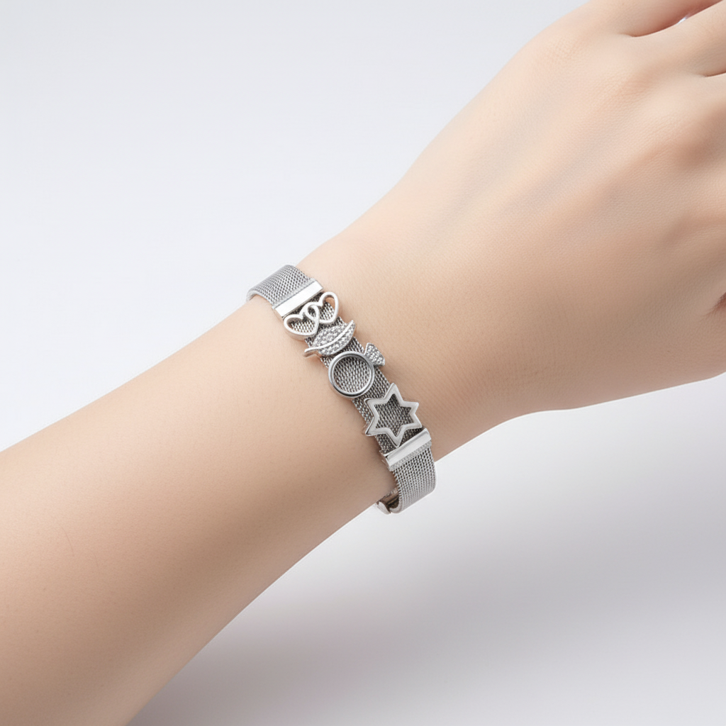 Verstellbares Edelstahl-Armband - StyleShine 