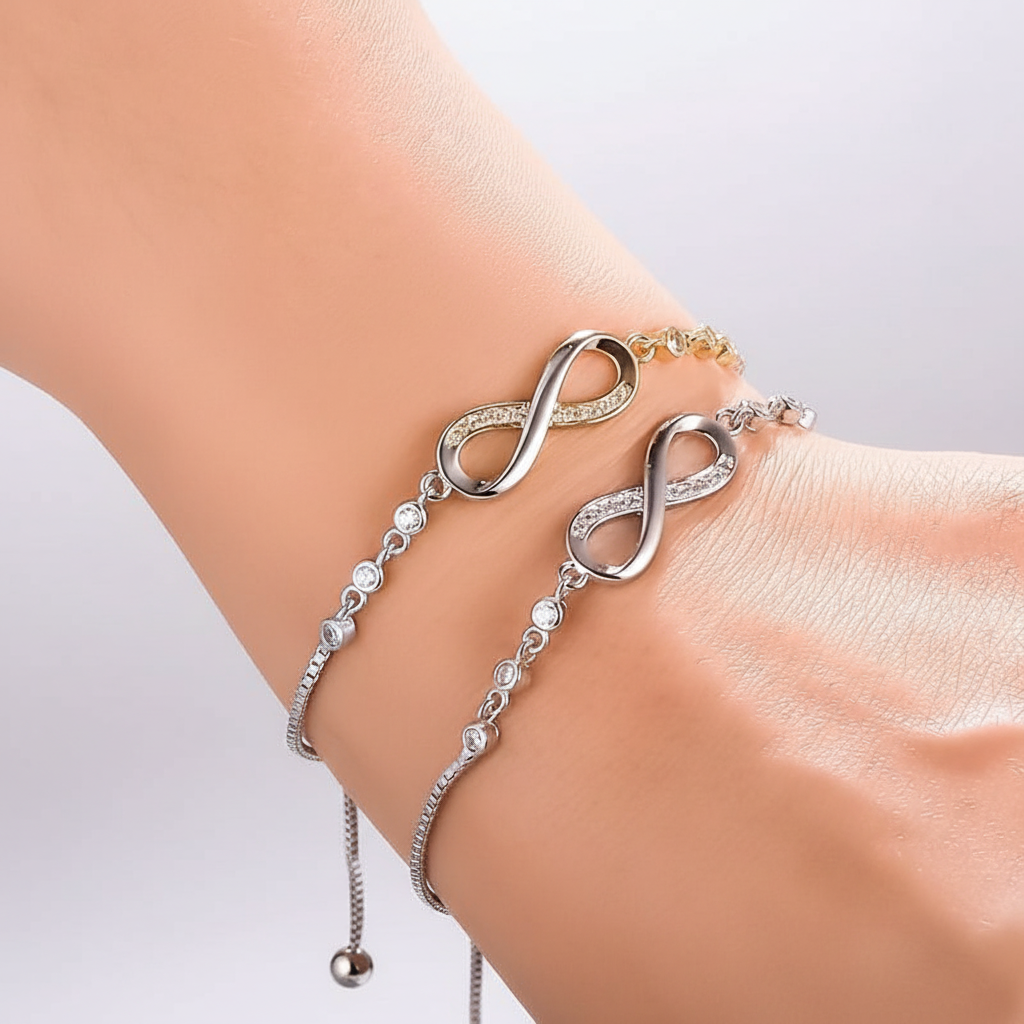 Verstellbares Infinity-Armband - EndlessElegance 