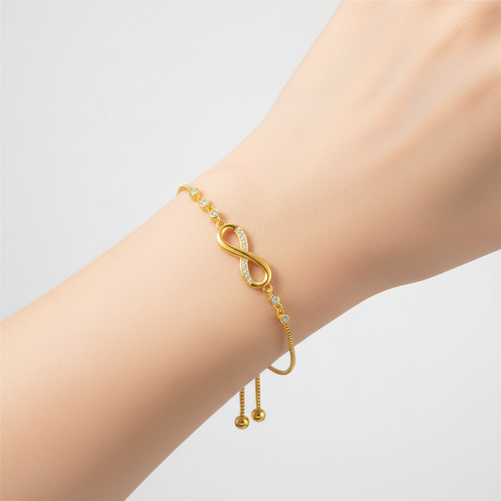 Verstellbares Infinity-Armband - EndlessElegance 