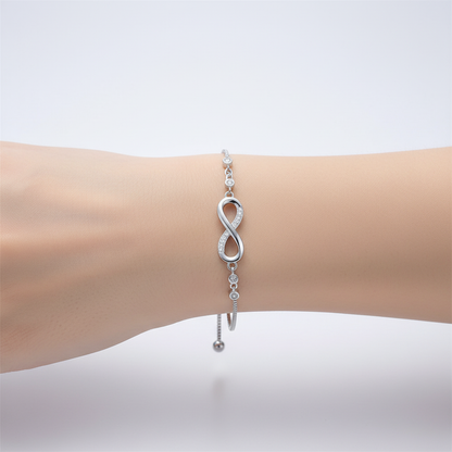 Verstellbares Infinity-Armband - EndlessElegance 