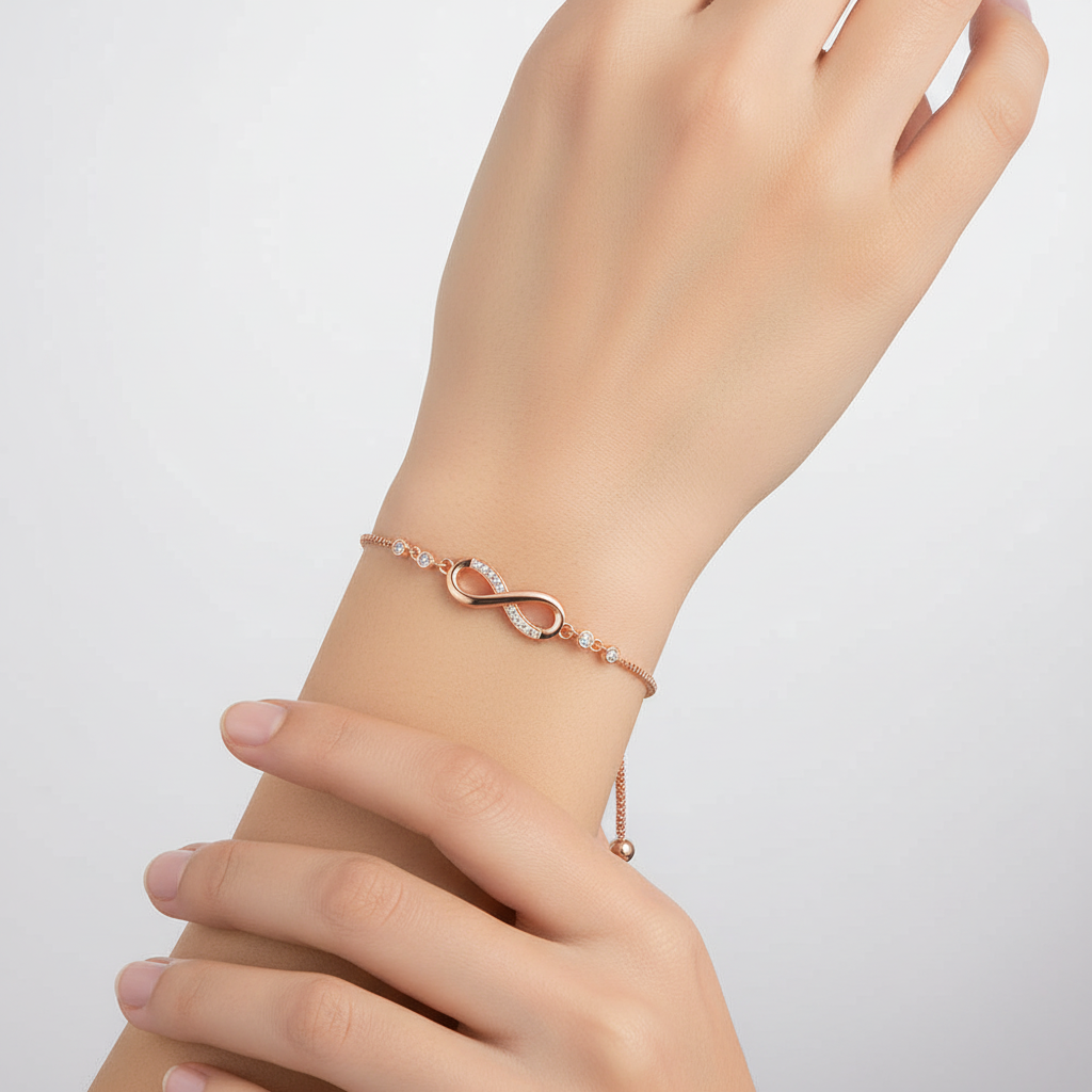 Verstellbares Infinity-Armband - EndlessElegance 