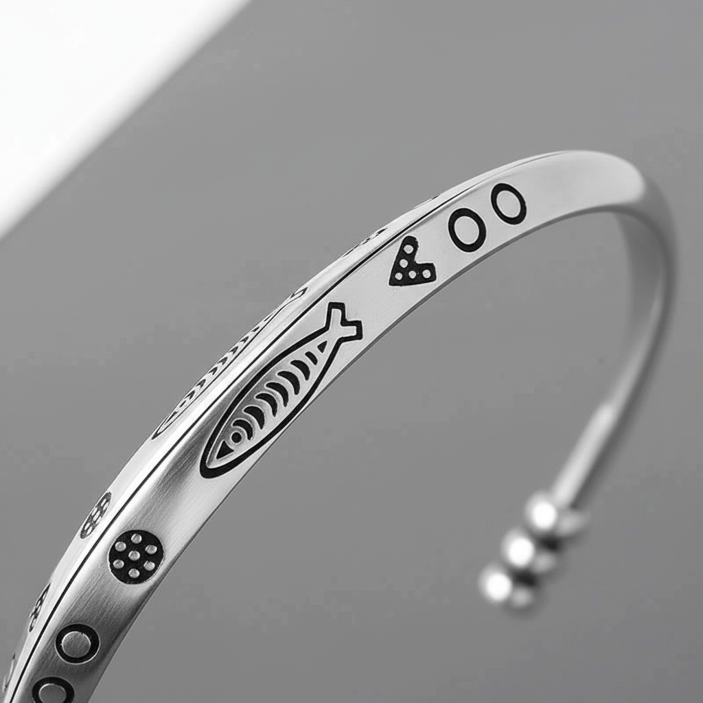 Verstellbares Silberarmband - LuckBangle 