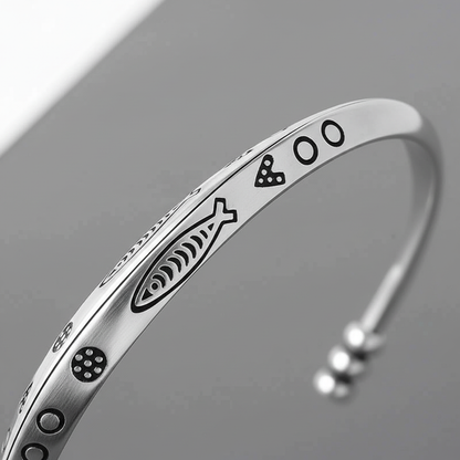 Verstellbares Silberarmband - LuckBangle 