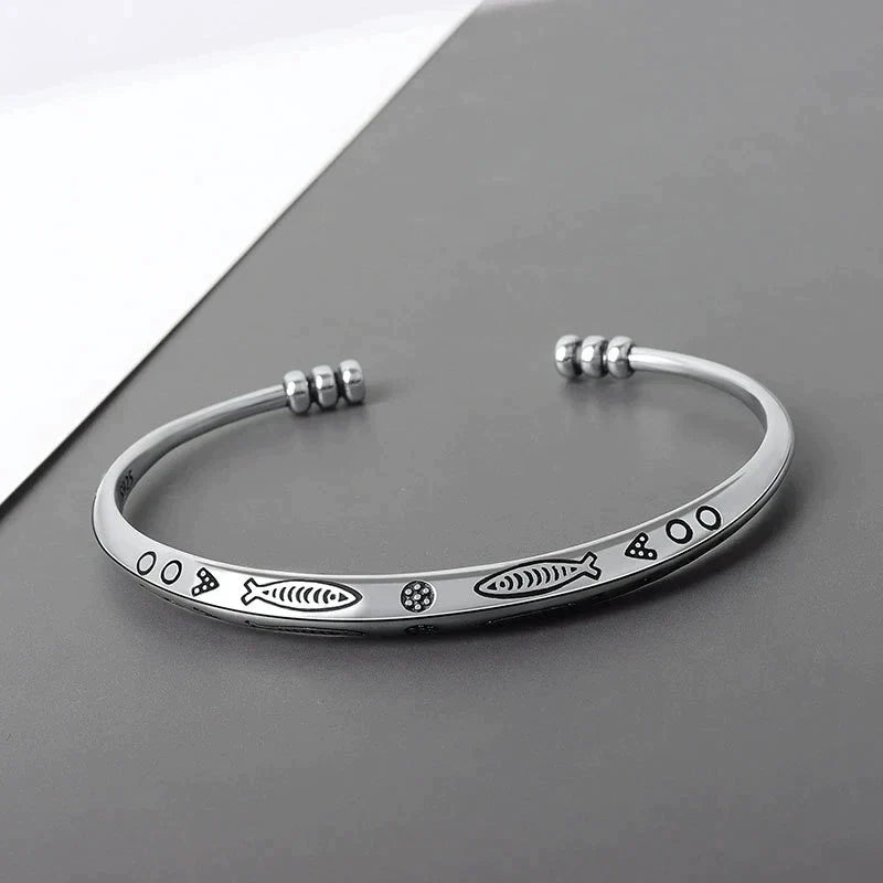 Verstellbares Silberarmband - LuckBangle 