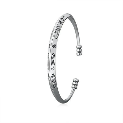 Verstellbares Silberarmband - LuckBangle 