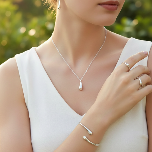 Vierteiliges Schmuckset - ShineSet 