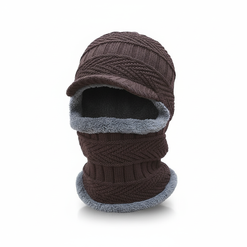 Wärmende Mütze Mit Gesichtsschutz - WinterCap