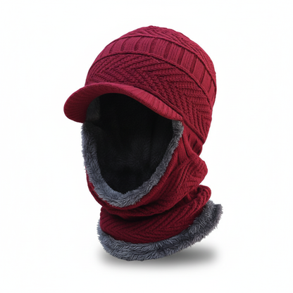 Wärmende Mütze Mit Gesichtsschutz - WinterCap