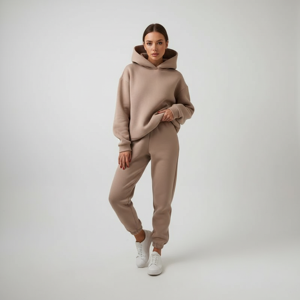 Weiches Fleecepullover-Set - Marie