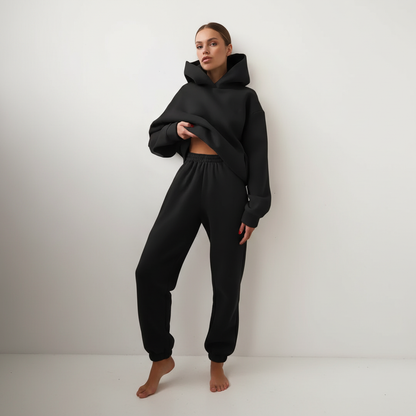 Weiches Fleecepullover-Set - Marie