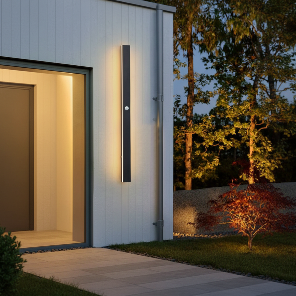 Wetterfeste Außenleuchte Metall Acryl - Beamline