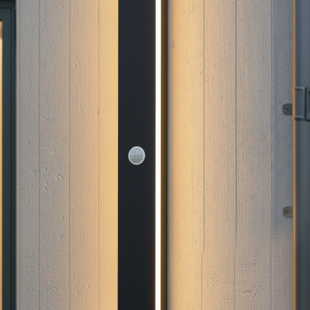 Wetterfeste Außenleuchte Metall Acryl - Beamline