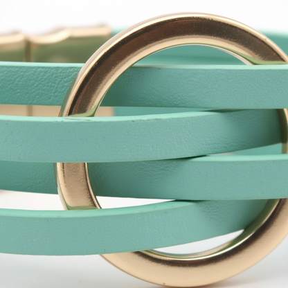 Wickelarmband Mit Magnetverschluss - LeatherWrap 