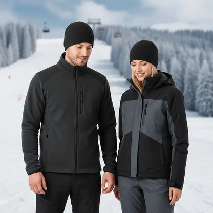 Winddichtes Polarfleece Material - CozyShield