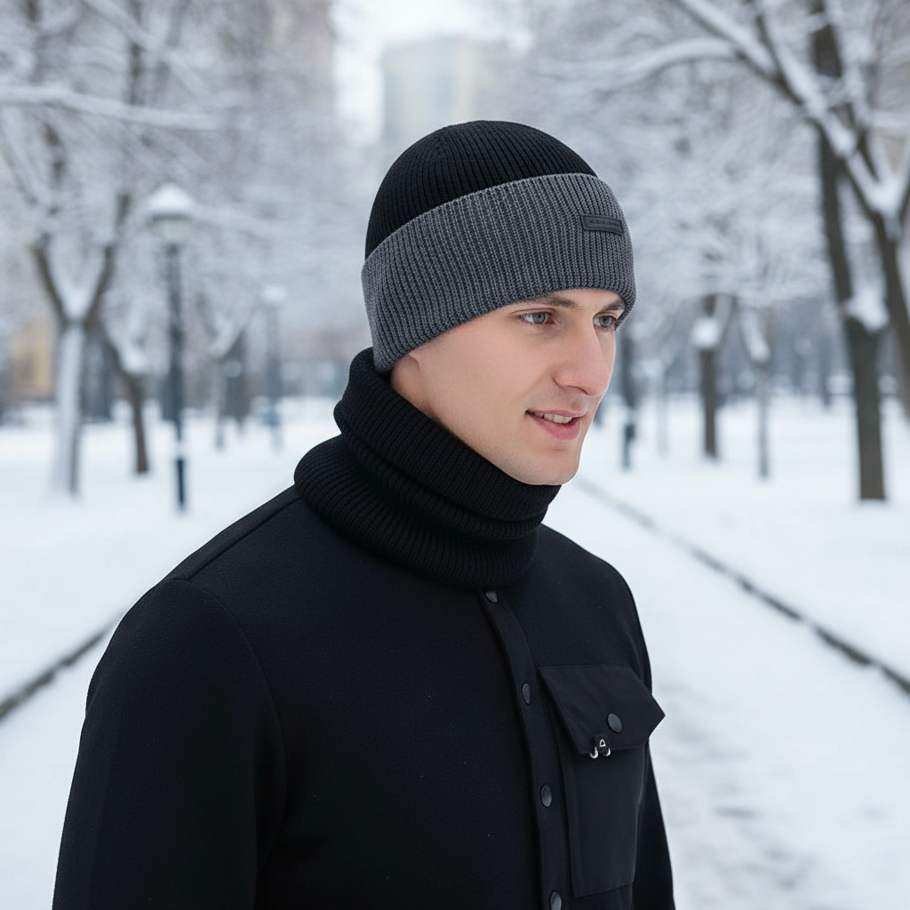 Wollmütze Mit Passender Schal - WarmCombo