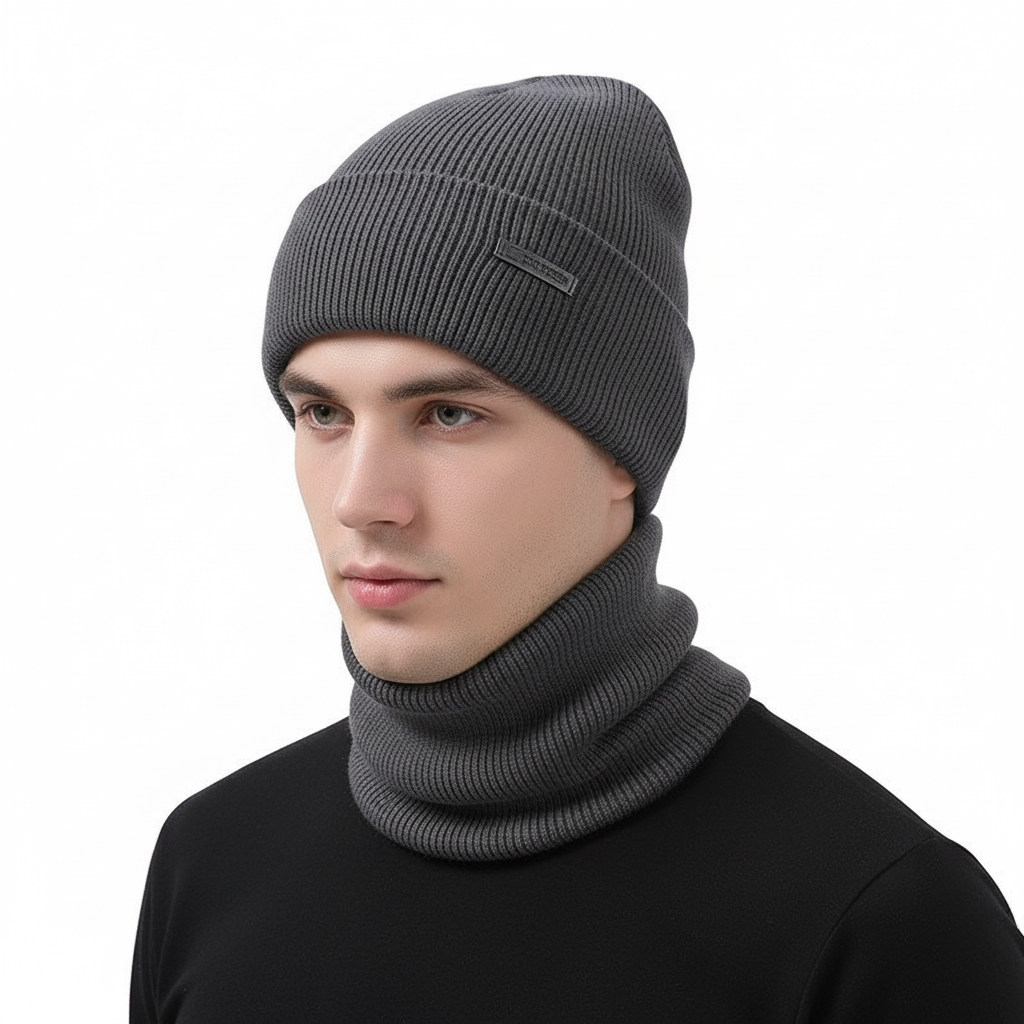 Wollmütze Mit Passender Schal - WarmCombo