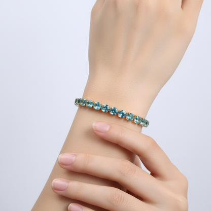 Zirkonia Kettenarmband - DivaLink 