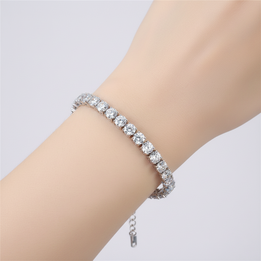 Zirkonia Kettenarmband - DivaLink 