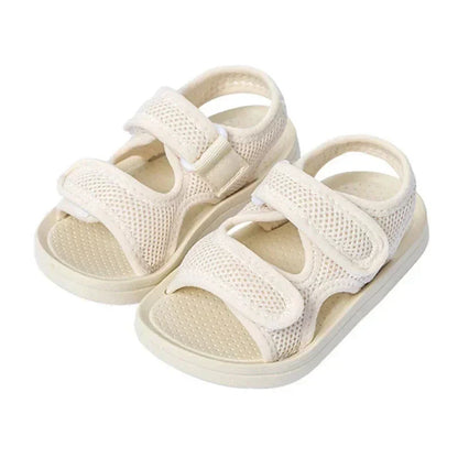 Atmungsaktive Kinder-Sandalen mit weicher Sohle & Schnellverschluss – Laufleicht