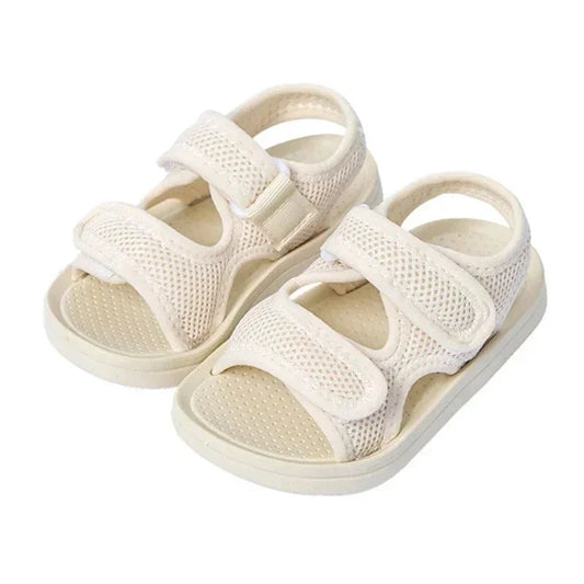 Atmungsaktive Kinder-Sandalen mit weicher Sohle & Schnellverschluss – Laufleicht