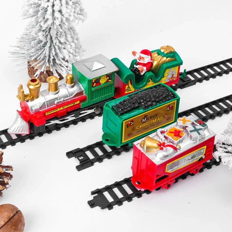 Elektrische Weihnachtsbaum-Eisenbahn für festliche Deko – FestExpress