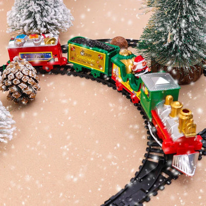 Elektrische Weihnachtsbaum-Eisenbahn für festliche Deko – FestExpress